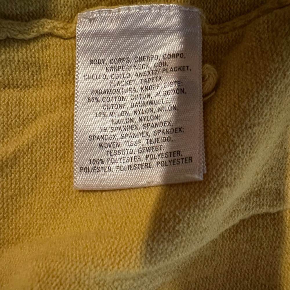 Yellow Women's Anthropologie Cardigan with pockets- size-medium/large - Picture 7 of 14